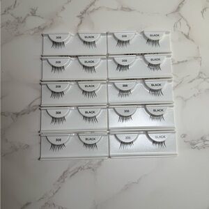 Lot of 10 pairs Black False Eyelashes Set